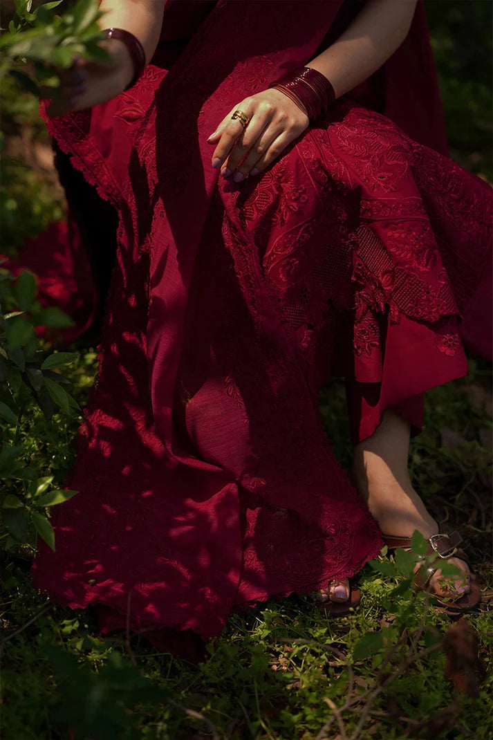 ZAIB- 3PC LAWN EMBROIDERED