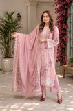 Blush Grace – Luxury Pink Embroidered 3 Piece Lawn Suit