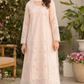 Luxury Blush Pink Embroidered Lawn 3-Piece Suit