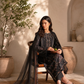 Noir Bloom – Luxury Black Embroidered 3 Piece Lawn Suit