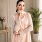 Luxury Blush Pink Embroidered Lawn 3-Piece Suit