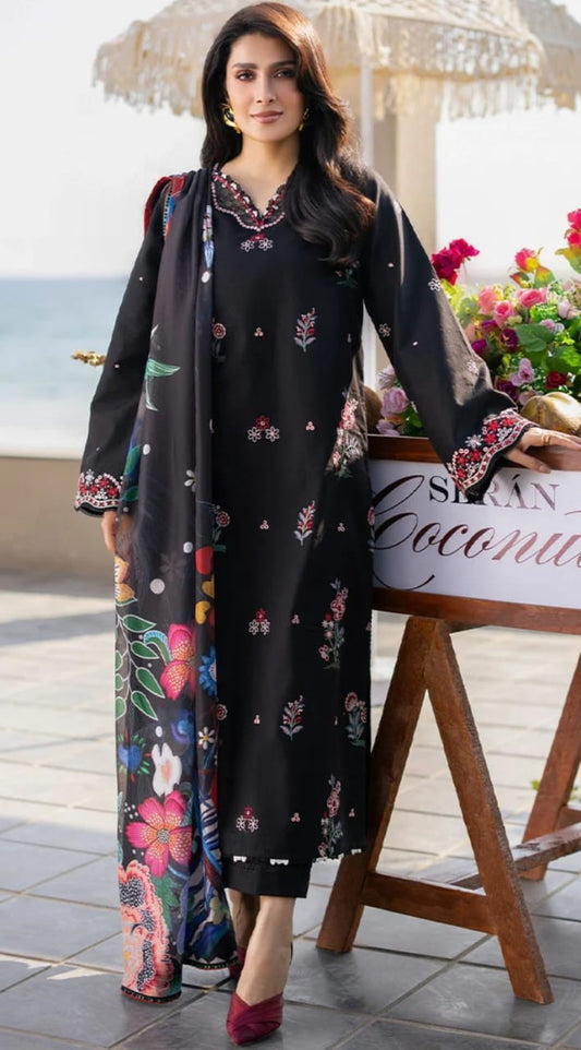 SERAN - 3PC LAWN EMBROIDERED